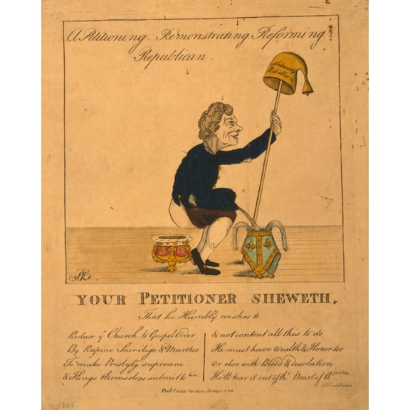Print: A Petitioning, Remonstrating, Reforming, Republican, 1782