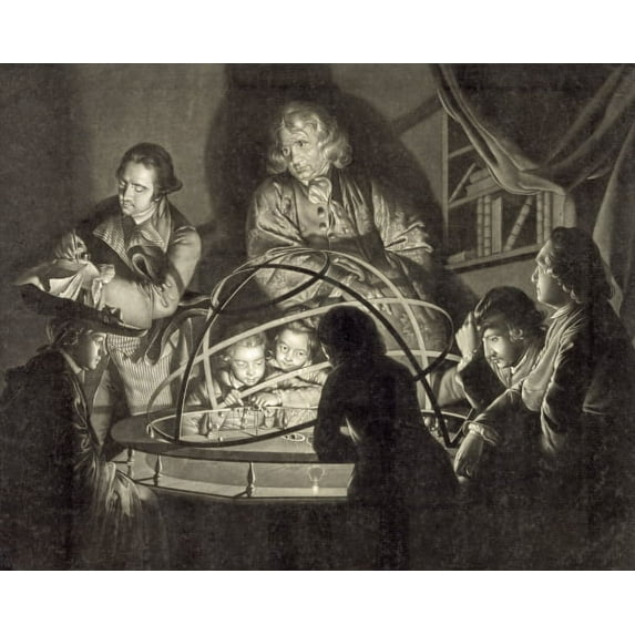 Print: A Philosopher Giving A Lecture On The Orrery, After Joseph Wright