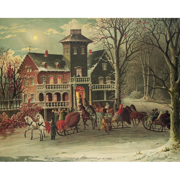 Print: A Surprise Party, 1882