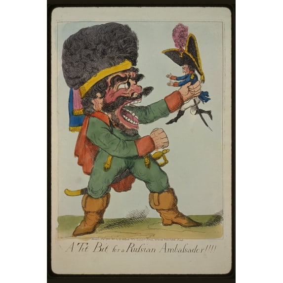 Print: A Tit Bit For A Russian Ambassador!!!, 1803