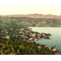 Print: Abbazia, General View, Istria, Austro-Hungary, circa 1890