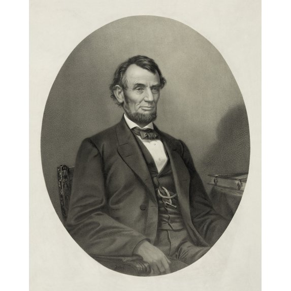 Print: Abraham Lincoln, 1865