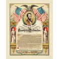 thumbnail image 1 of Print: Abraham Lincoln And His Emancipation Proclamation, 1888, 1 of 4
