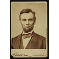 thumbnail image 1 of Print: Abraham Lincoln, Head-And-Shoulders Portrait, Facing Front, 1863, 1 of 4