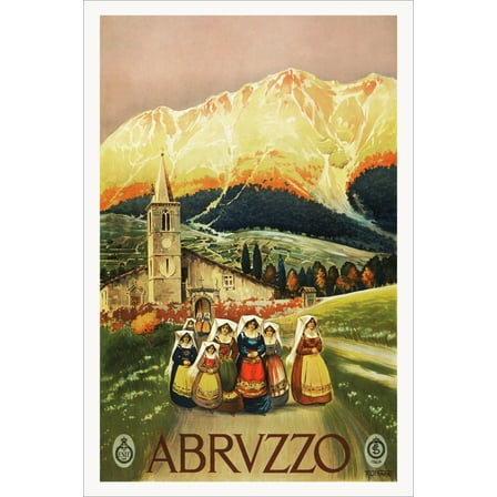 Print: Abruzzo, 1920