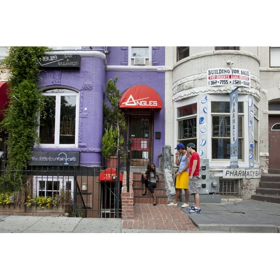 Print: Adams Morgan Is A Culturally Diverse Neighborhood In NW