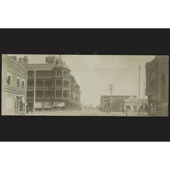 Print: Adams St., Phoenix, Ariz., 1908