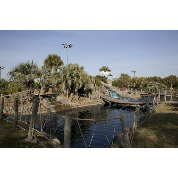 Print: Adventureland Theme Park Miniature Golf, Dothan, Alabama, 2010