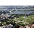 thumbnail image 1 of Print: Aerial View Of The Washington Monument And Jefferson Memorial, 1 of 4