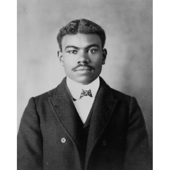 Print: African American Man, Facing Front, View 2, 1899