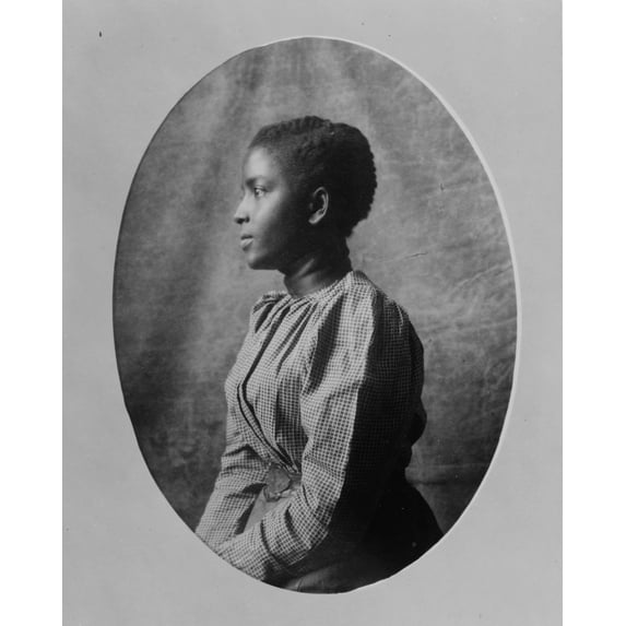 Print: African American Woman, Left Profile, View 8, 1899