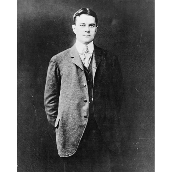 Print: Albert Payson Terhune, Three-Quarter Length Portrait, Standing