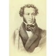 thumbnail image 1 of Print: Aleksandr Sergeevich Pushkin, Half-Length Portrait, Facing Slightly, 1 of 4