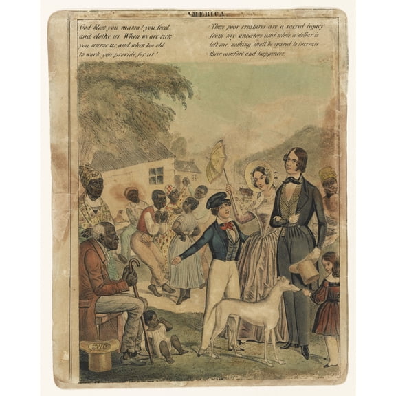 Print: America, 1841