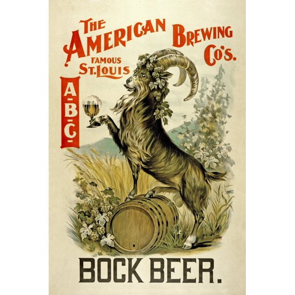 Print: American Brewery, Bock Beer, St. Louis, Missouri