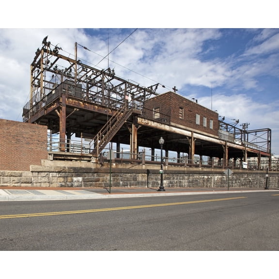 Print: Amtrak Buildings, Sub 25a, 2nd St., Between I St. And K St.