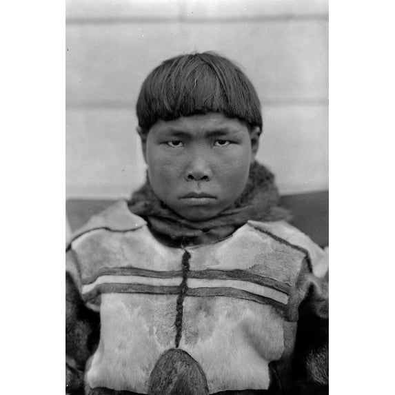 Print: An Alaskan Eskimo Boy, circa 1900