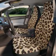thumbnail image 1 of Print Animal Print Front Seat Cover Polyester Car Car Seat Protection Cheetah Print Universal, 1 of 6