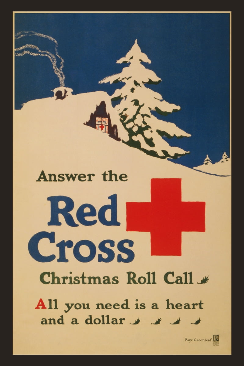 Print: Answer The Red Cross Christmas Roll Call All You Need Is A Heart ...