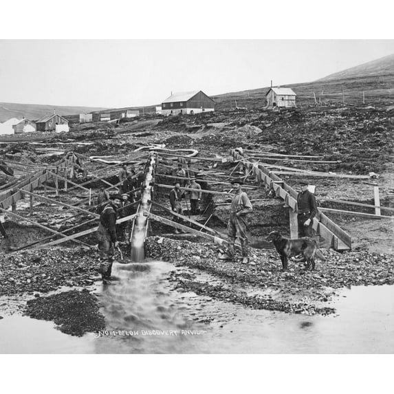 Print: Anvil Creek Gold Mine, 1916