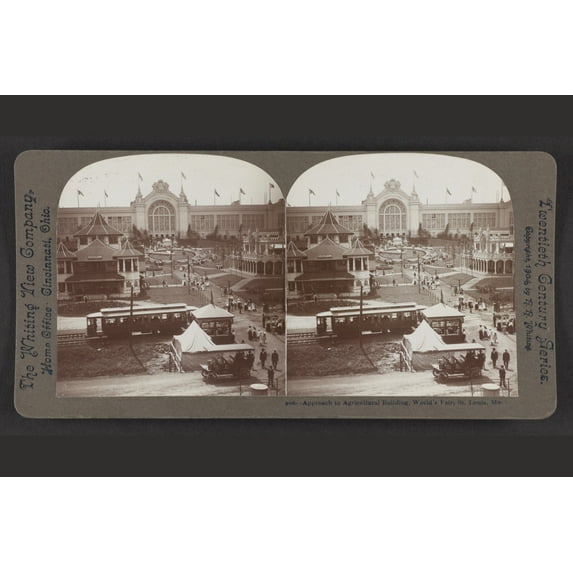 Print: Approach To Agriculture Building, World's Fair, St. Louis, Mo., 1904
