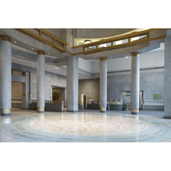 Print: Architectural Art The New Ring Shout At Ted Weiss Federal Building
