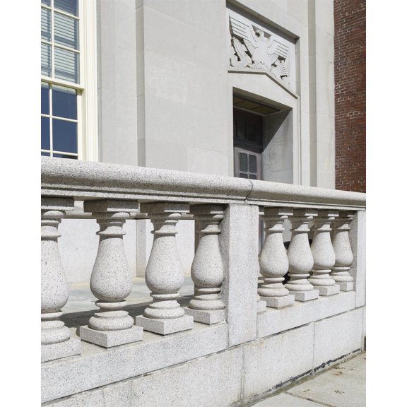 Print: Architectural Detail, John O. Pastore Federal Building, Providence