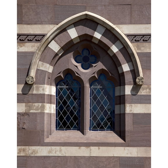 Print: Architectural Detail Located On The Chapel Building At Gallaudet