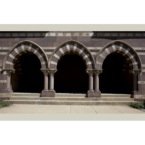 Print: Architectural Detail, The Chapel Building Of Gallaudet University