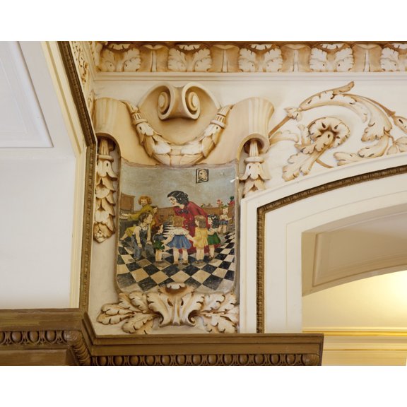 Print: Architectural Details In The Camara De Representantes Building In