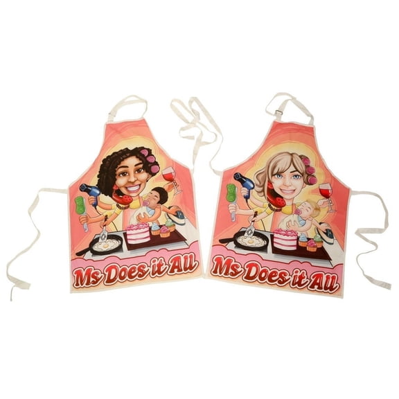 Ms Does it All Apron For Kitchen or Grilling - Character 1