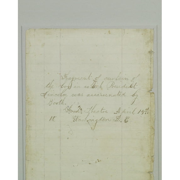 Print: Artifact In The Museum Collection, National Park Service, Ford's