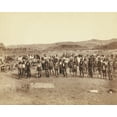 thumbnail image 1 of Print: At The Dance. Part Of The 8th U.S. Cavalry And 3rd Infantry At The, 1 of 4