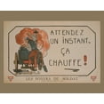 thumbnail image 1 of Print: Attendez Un Instant. Ca Chauffe! Les Foyers Du Soldat, 1916, 1 of 4