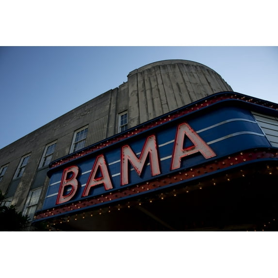 Print: Bama Theatre, Tuscaloosa, Alabama, 2010