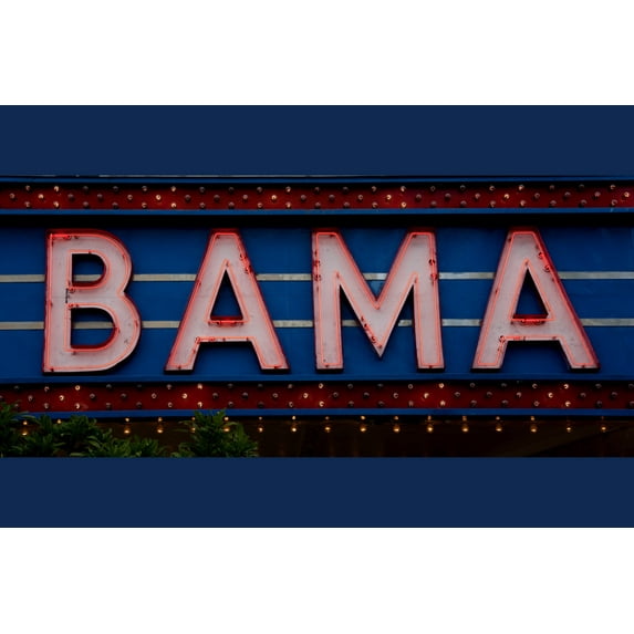 Print: Bama Theatre, Tuscaloosa, Alabama, 2010