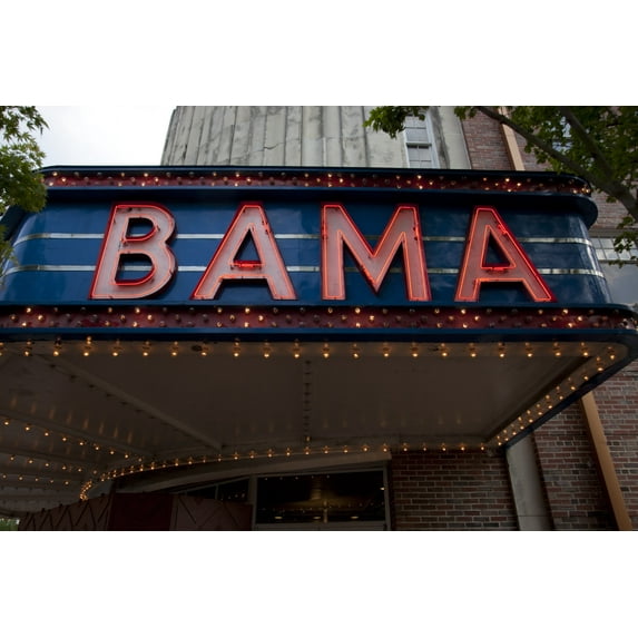 Print: Bama Theatre, Tuscaloosa, Alabama, 2010