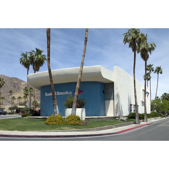 Print: Bank Of America Building, Palm Springs, California, 2009