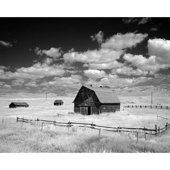 Print: Barn, Rural Montana, 2005