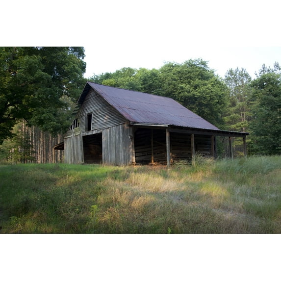 Print: Barns And Rural Scenes On Route 11 Near Gadsden, Alabama, 2010