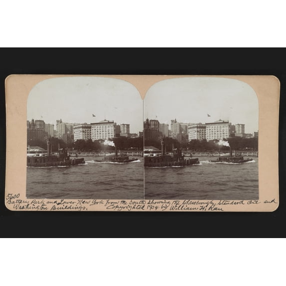 Print: Battery Park And Lower New York From The South Showing The