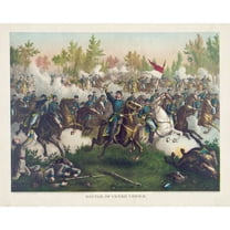 Print: Battle Of Cedar Creek
