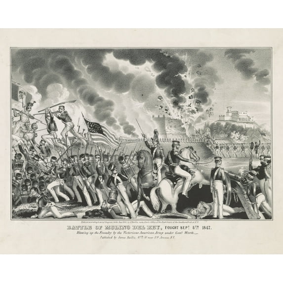 Print: Battle Of Molino Del Rey