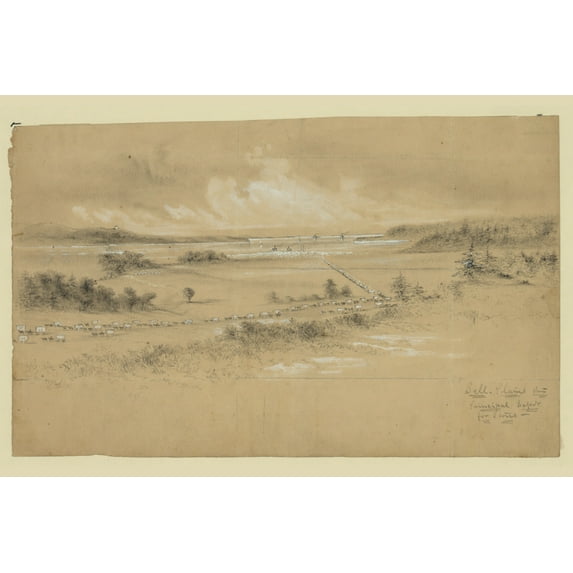 Print: Bell-Plains Sic, The Principal Depot For Stores, circa 1860