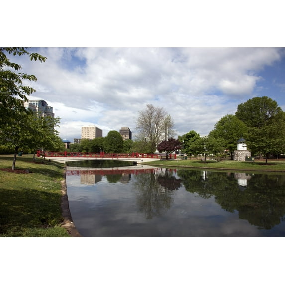 Print: Big Spring Park In Huntsville, Alabama, 2010