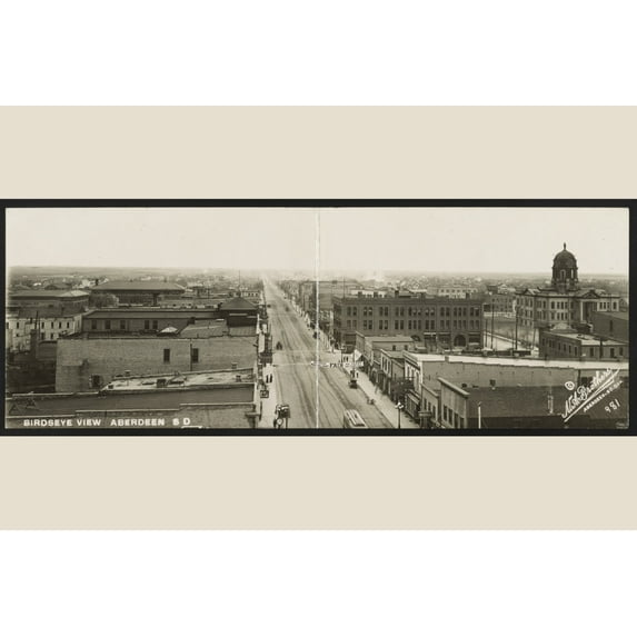 Print: Birdseye View, Aberdeen, South Dakota, 1912