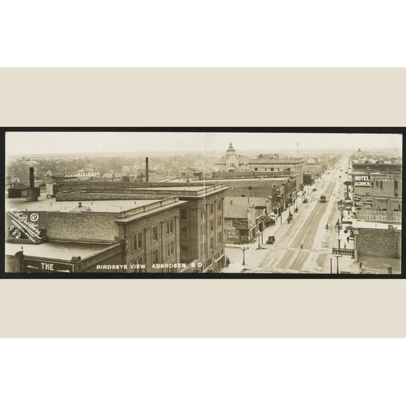 Print: Birdseye View, Aberdeen, South Dakota, 1912