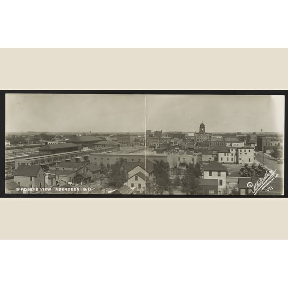 Print: Birdseye View, Aberdeen, South Dakota, 1912