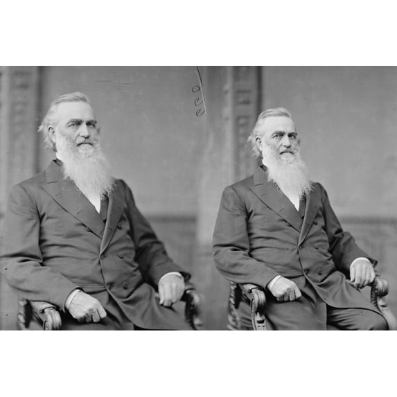 Print: Bishop, Hon. R.M. Gov Of Ohio, circa 1865