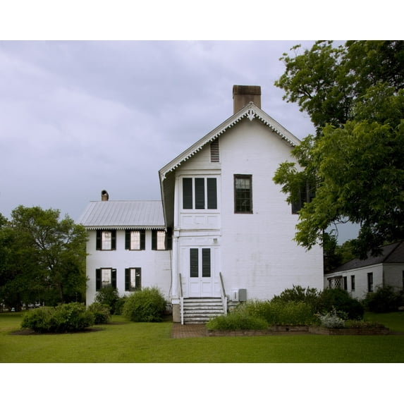 Print: Bluff Hall Is A Historic Residence In Demopolis, Alabama, 2010